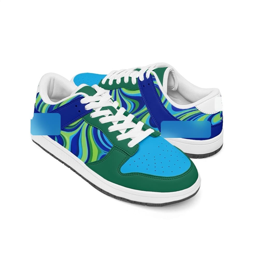 Development rendering of the custom sneaker pair