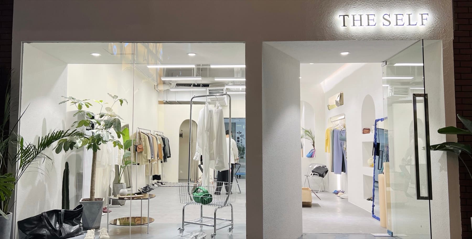 THE SELF storefront, the fashion brand Emma built and ran